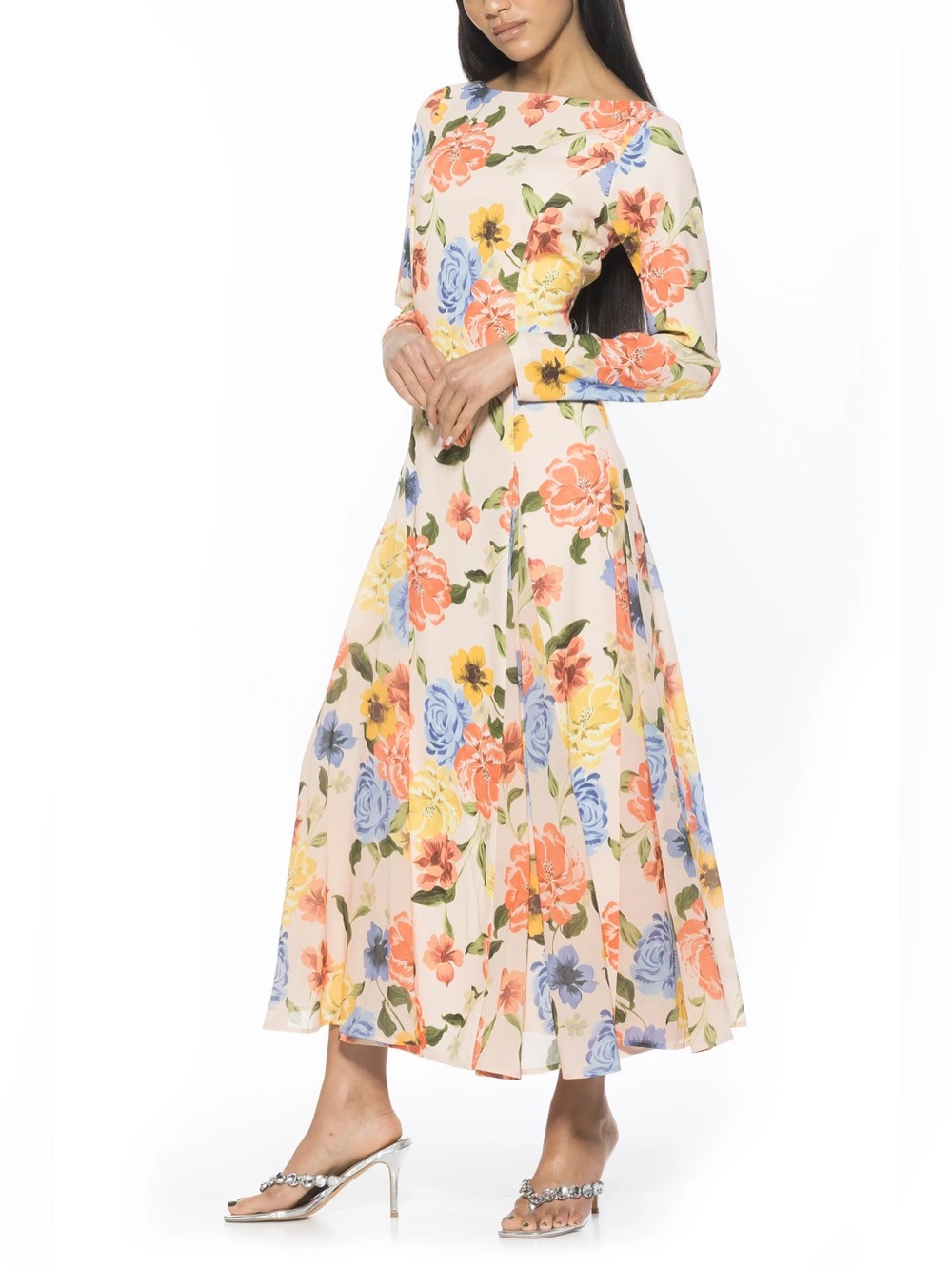 Elodie Floral Long Sleeve Maxi Dress